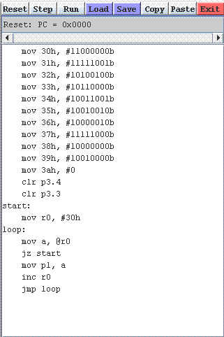 Simulator Microcontroller